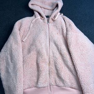 Fluffy Zip Up Hoodie